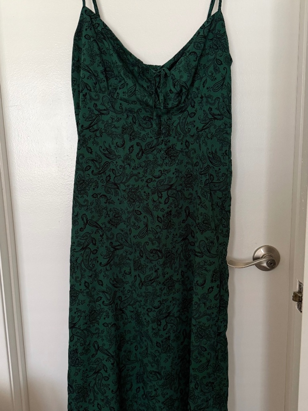 Floral dress with adjustable straps (long) - Size XL
